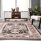 Nuloom Deanna Distressed Traditional Medallion Cotton Blend Area Rug 4ft x 6ft KKPX05A-406 - alternate 8